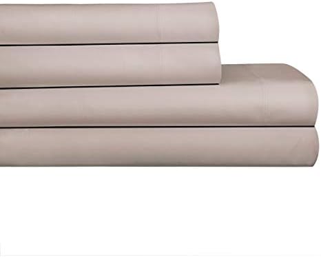 AURAA Royale 1000-Thread-Count 100% Supima Cotton - Deep Pocket, Natural Soft (Taupe, California King)