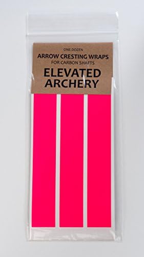 6" Standard Diameter Arrow Cresting Wraps for Carbon Shafts - Pack of 12