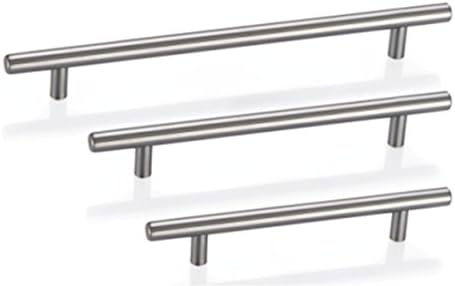 UniDecor Iron Material T Bar Cabinet Drawer Handles &amp; Pull 10 pack (3"inch)