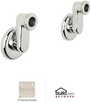 Rohl ZZ9314302B-PN Arcana Eccentric 1-Piece Wall Union with Escutcheon, Polished Nickel by Rohl