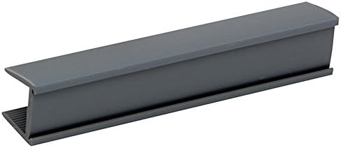Gressco Clip On Label Holders 7/8"H x 5"W Gray 10/pkg