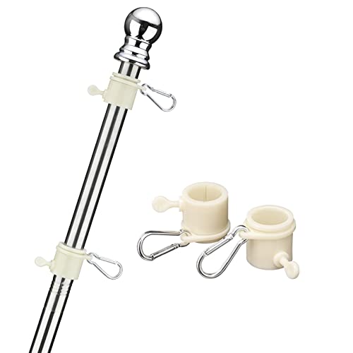 Flag Pole Kit, 6 FT Wall Mount Flag Pole for Garden Outdoor (Only Flagpole)