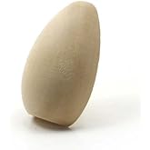 Mylittlewoodshop - Pkg of 3 - Egg Split - 2-1/2 inches Tall and 7/8 inches Thick Unfinished Wood(WW-CPE200-3)