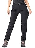 MIER Women’s Outdoor Quick Dry Hiking Pants Lightweight Cargo Pants with Elastic Waist, Water Resistant & Stretch