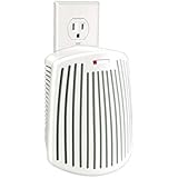 Hamilton Beach TrueAir Plug-Mount Odor Eliminator with Carbon Filter + Green Mountain Scent Cartridge, Common Household-Tobacco, Pet, Bathroom, Trash, On/Off Fan (04530GM)