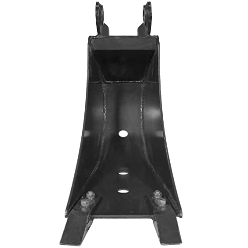 Titan Attachments Backhoe Bucket 12" 2 BoltOn Carbon Steel