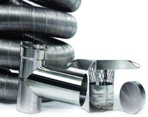 Fireside Chimney Supply FireFlex SmoothWall Chimney Liner Tee Kit - 7in x 15ft 2 Ply