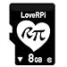 LoveRPi 8GB Raspbian Plug and Play UHS-I MicroSD Card with SD Adapter for Raspberry Pi