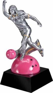 Female Bowling Motion Extreme Trophy
