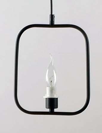 Lina 60w Rustic Lodge Mini Style Painting Metal Pendant Lights