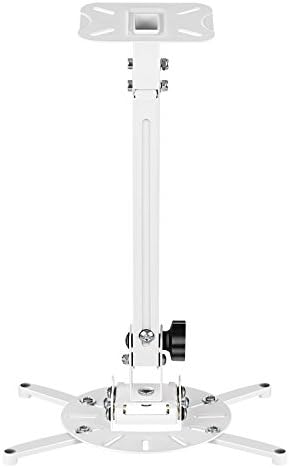 SIMBR Universal Projector Ceiling or Wall Mount Bracket Holder with 25" Extension Pole up to 15Kg - 33Lbs Load Capacity