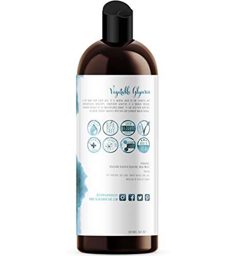 Natural Vegetable Glycerin for Skin Care- Organic Vegetable Glycerine Face Wash Glycerine Liquid Oil Glycerine