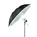 LimoStudio 33 inch Diameter Double Layer Black/Silver Photo Umbrella Lighting Reflector for Contrast, Concentrative Light, AGG126
