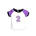 Pink Butterfly Closet Doll Clothes - 5 Piece Soccer Outfit Set Fits American Girl Dolls, Madame Alexander and Other 18