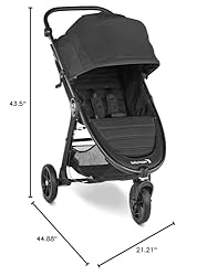 Baby Jogger City Mini GT2 All-Terrain Stroller, Jet
