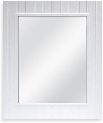 Mirror features A Classic Bead Board Design 22" x 26" in White