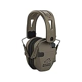 Walker's Razor Tacti-Grip Earmuffs- Mega Flat Dark