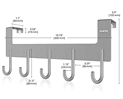 ACMETOP Over The Door Hooks, Over The Door