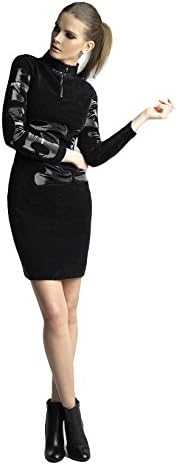 Historic New York Women's Découpe Laser Vinyl Night Out Dress