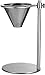 Gourmia GVD9320 Pour Over Stand Coffee Station - Freestanding Drip Coffee Stand with Reusable Stainless Steel Cone Filter - Make Coffee Directly into Mug, Cup or Thermos - Stainless Steel