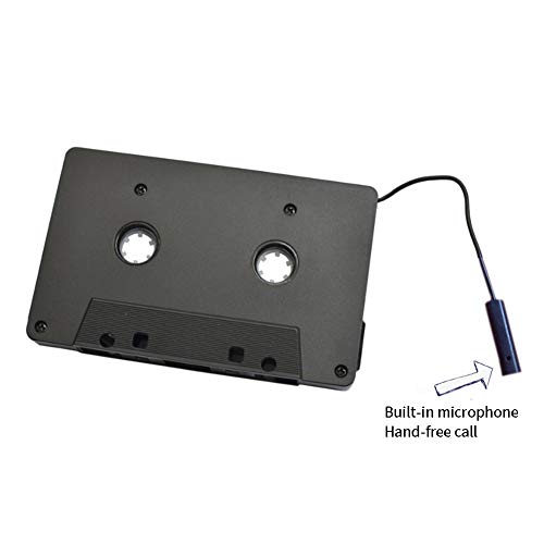 EUGNN Convert Car Answer Phone Cassette Adapter,Audio USB Charging Bluetooth Practical Car Cassette Player Adapter Work While Charging Support TF Card - Thumbnail 3