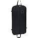 WallyBags Extra Capacity Travel Garment Bag with Large Pockets and Shoulder Strap, Black, 45-inch
