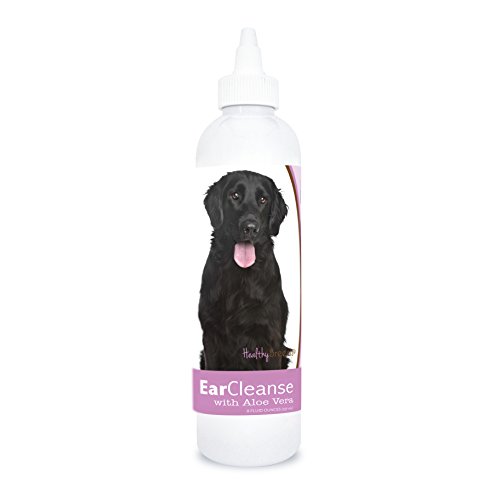 Healthy Breeds Flat Coated Retriever Ear Cleanse with Aloe Vera Sweet Pea and V…