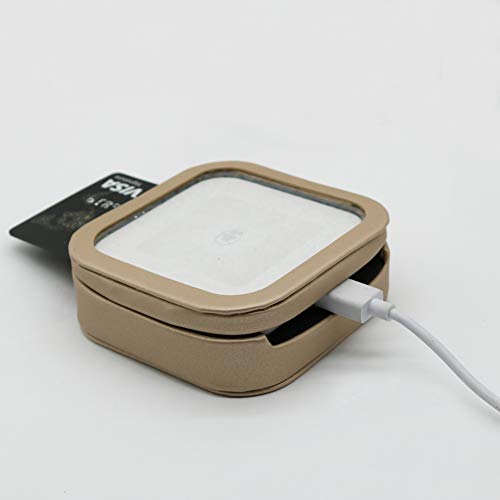 Case for Square Contactless, Also fit for Chip Reader, Dock for Reader, Gold, by AweGo.