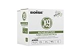 Boise X-9 Multi-Use Copy Paper, SPLOX (Easy Carry Box), 3-Hole Punch, 92 Bright, 8.5 x 11, 20 lb. Reamless (2,500 Sheets)