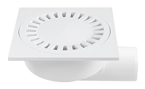 Floor Drain Square Bathroom Wet room Shower Drain 150x150mm/Ø50mm