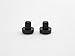 1/2 Nylon Stem Bumper | Black | For Patio Swivel Chairs | Pack of: 25