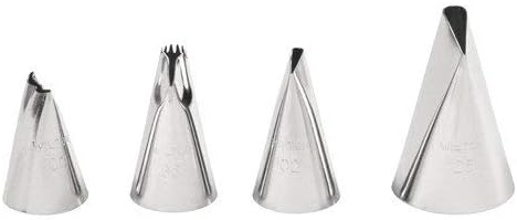 Wilton Decorating Tip Set 4/Pkg-Ruffles, #125, #102, #100 and #86, Other, Multicoloured, Stainless Steel - Image 4