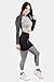Jed North Women's Fitted Long Sleeve Crop Top Workout T Shirt