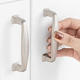 ASKANO 3 Inch Hole Centers, Brushed Nickel Stepped