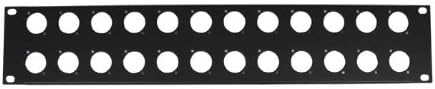 19-Inch Patch Field Plate 24 Way