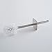 KES SUS 304 Stainless Steel Toilet Brush and Holder for Bathroom Storage Brushed Finish, BTB205-2
