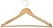 AmazonBasics Wood Suit Hangers - 16-Pack, Maple