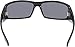 Spy Optic Cooper Wrap Sunglasses, Black Gloss Frame/Grey Lens, One Size