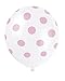 Unique Industries, 12" Latex Balloons, DIY Party Decoration - Pack of 6, Light Pink Polka Dot primary