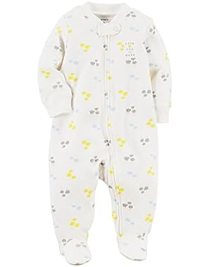 Baby Love You More Cloud Print Bodysuit