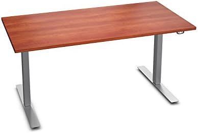 UpDownDesks ESSENTIAL Complete Height Adjustable Desk, 30" x 60" Steel Sit-to-Stand Electric Desk ...