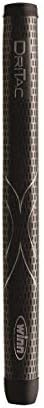 Winn DriTac Lite Jumbo Pistol Putter Golf Grip, Dark Gray