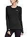 BALEAF Women's Fleece Thermal Long Sleeve Running Shirt Workout Tops