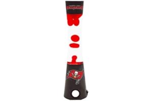 Sporticulture 2-in-1 NFL Team Magma Lamp with Built-in Bluetooth Speaker - 16.5” NFL Team Magma Lamp with Standard Outlet Connection and 30-Watt Bulb (Included) – Tampa Bay Buccaneers