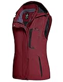 wantdo Women's Insulated Puffer Vest Waterproof