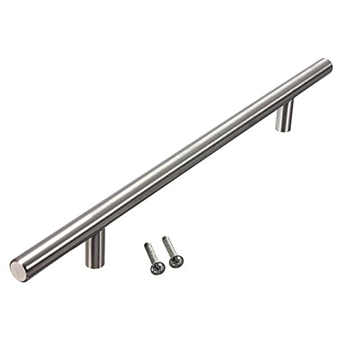 KINGSO Hollow Stainless Steel Kitchen Door Cabinet T Bar Handle Pull Knobs Hardware Set 12