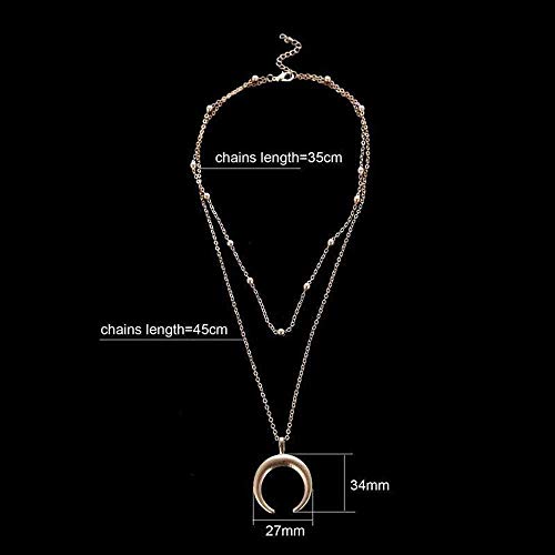 1 Jovono+MultiLayered+Necklaces+Crescent+Necklace