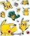8 sheets Pokemon Go 3D Puffy Stickers Pikachu Party Favors by CharmTM
