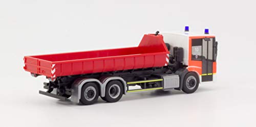 Herpa-094641-Mercedes-Benz-Econic-Wechsellader-LKW-Feuerwehr-Dsseldorf-Mehrfarbig