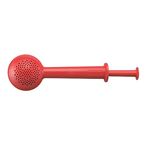 Bodum Bistro Spring Loaded Tea Egg in Red